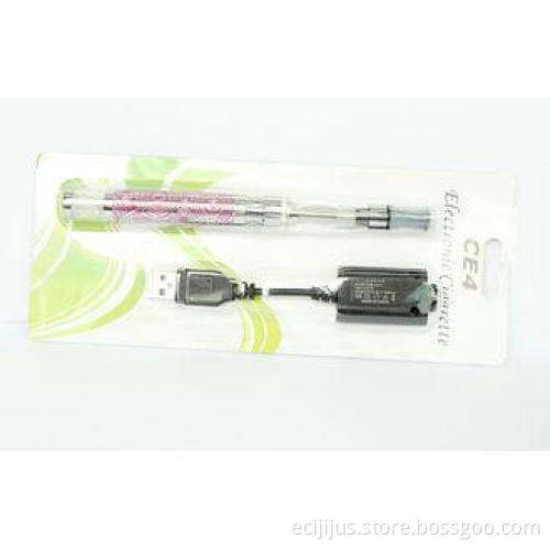 900mah Health E Cigarette Starter Kit In Brown / Chrome 1.8